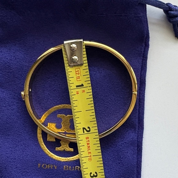 Tory Burch Gold Bangle Bracelet - Picture 7 of 8
